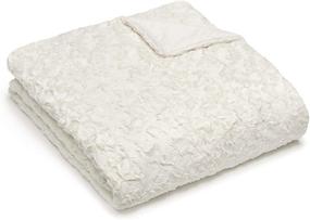 img 3 attached to UGG Adalee Comforter Set - Plush Faux Fur Bedding, Natural, Full/Queen - Exceptional Comfort and Softness