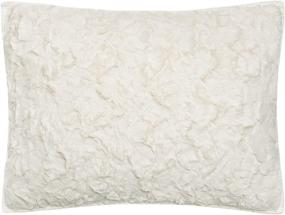 img 2 attached to UGG Adalee Comforter Set - Plush Faux Fur Bedding, Natural, Full/Queen - Exceptional Comfort and Softness