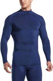 img 1 attached to Discover ATHLIO Men's Thermal Compression Shirts: 1, 2 or 3 Pack – Ideal Winter Sports Base Layer Tops & Active Running Shirts