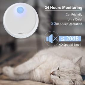 img 2 attached to Spoyllbs Cat Litter Deodorizer: Smart Odor Eliminator with 360° 🐾 Auto-Monitoring for Dust-Free and Smell-free Litter Box, Room, Toilet & Kitchen