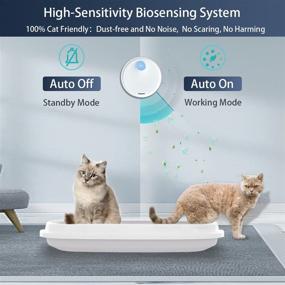 img 3 attached to Spoyllbs Cat Litter Deodorizer: Smart Odor Eliminator with 360° 🐾 Auto-Monitoring for Dust-Free and Smell-free Litter Box, Room, Toilet & Kitchen