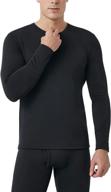 👕 lapasa men's thermal underwear top: fleece lined long sleeve shirt - light, mid, or heavy weight (1&2 packs) - thermoflux m09/m55/m26 logo