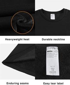 img 3 attached to 👕 LAPASA Men's Thermal Underwear Top: Fleece Lined Long Sleeve Shirt - Light, Mid, or Heavy Weight (1&2 Packs) - Thermoflux M09/M55/M26