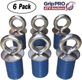 img 4 attached to 🔒 GripPRO ATV Anchors Set of 6 - Fits Polaris Lock & Ride ATV Tie Down Anchors for RZR, Sportsman, and Ace (DOES NOT FIT Ranger)