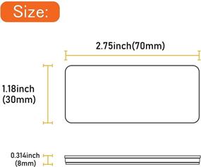 img 1 attached to Два шт. Эмблема DOT прямоугольный наклейка отражатель наклейка водонепроницаемая самоклеющаяся яркая предостережение о безопасности для грузовиков, прицепов, пикапов, почтового ящика, домов на колесах и автобусов (янтарный)