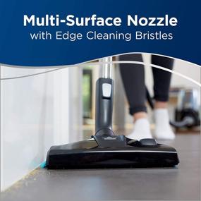 img 2 attached to 🧹 BISSELL SmartClean Canister Vacuum Cleaner, 2268 - Efficient Cleaning in Stylish Black with Pearl White/Electric Blue Accents