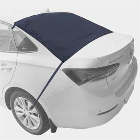 img 3 attached to ❄️ MITALOO Rear Windshield Snow Cover - All Weather & Waterproof Car Snow Cover, Vehicle Ice Removal Sun Shade for Winter Protection - Rear Windshield Snow Cover (57'' X 35'')