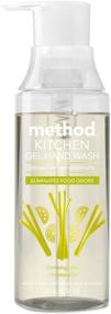 img 4 attached to 🍋 Method Kitchen Gel Hand Wash, Lemongrass Scent, 12 Oz Pump Bottle