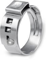 🔧 cvs 50 pcs 3/4 inch stainless steel pex cinch clamp rings - reliable crimp fittings for pex tubing connections логотип