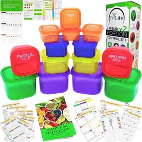 img 4 attached to 🥗 Portion Control Container Kit: 21-Day Transformation with 14-Piece Set + Comprehensive Guide & Recipe eBook