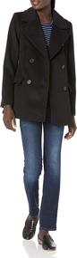 img 1 attached to Lark Ro Breasted Peacoat Charcoal Women's Clothing for Coats, Jackets & Vests