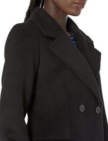 img 2 attached to Lark Ro Breasted Peacoat Charcoal Women's Clothing for Coats, Jackets & Vests