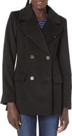 lark ro breasted peacoat charcoal women's clothing for coats, jackets & vests logo