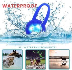 img 3 attached to 🐾 Hunter Paisley Premium LED Light for Nighttime Dog Walking - 2-Pack Waterproof Collar Lights. Super Bright. Attach to Collar, Leash, or Harness. Bonus Batteries. Available in 12 Vibrant Colors.