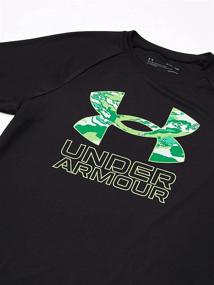 img 2 attached to Оставайтесь заметными и стильными с детской одеждой Under Armour Printed Short Sleeve High Vis