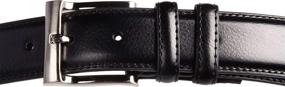 img 1 attached to Florsheim Big Tall Pebble Grain Leather Men's Accessories for Belts