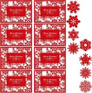 adxco christmas snowflake placemats decoration логотип