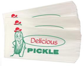 img 4 attached to Paper Pickle Bags Green Disposable