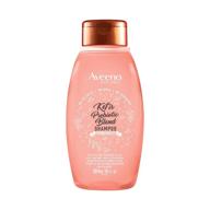 aveeno kefir probiotic blend shampoo: nourishing hair care with kefir probiotics, 12oz logo