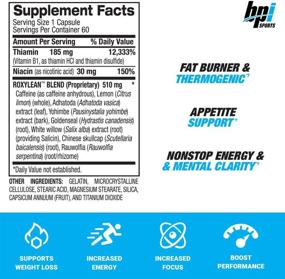 img 3 attached to 🔥 BPI Sports Roxylean Extreme Fat Burner & Weight Loss Supplement - 60 Count (Packaging Variations)