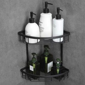 img 4 attached to 🚿 Practical GERUIKE Shower Caddy: Wall Mounted Bathroom Shelf Organizer for Efficient Kitchen and Bathroom Storage