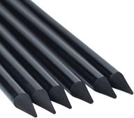 🖤 woodless pencil set - 10pcs black charcoal pencil 7.2mm for drawing, writing, shading, coloring - soft pencil, no wood - ideal gift for artists, hobbyists, beginners (10pcs) logo