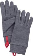 machine washable hestra touch point warmth liner - touch screen compatible layering glove or thin glove logo