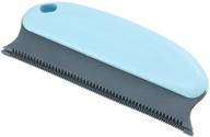 efficient pet hair remover brush: easily remove cat and dog hair from carpets, sofas, and car seats with this comb-shaped design logo