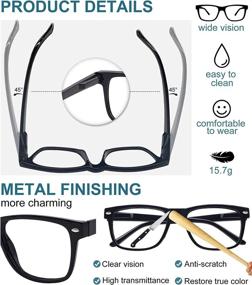 img 1 attached to 👓 OCCI CHIARI Fashion Reader Reading Glasses for Men and Women, Various Strengths Available from 0 to 6.0