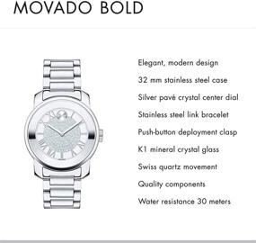 img 3 attached to Movado Womens 3600254 Analog Display