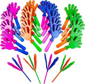 img 2 attached to Plastic Hand Clappers Assorted Colors