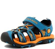 👟 jackshibo breathable closed toe sandals for boys - athletic and stylish footwear logo