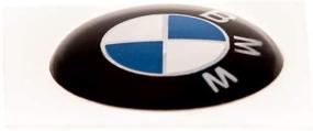 img 1 attached to 🔑 Genuine OEM BMW E46 Cabrio Compact Coupe Sedan Key Emblem 11mm - 66122155753 for Enhanced Authenticity