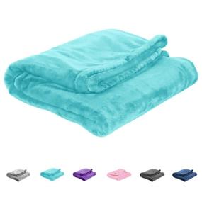 img 4 attached to 🛏️ Uozzi Bedding Kids' All Season Flannel Blanket - Home Store