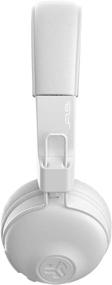 img 3 attached to 🎧 JLab Studio беспроводные наушники наушники Bluetooth для ношения на ушах с более чем 30-часовым воспроизведением по Bluetooth 5, звуком EQ3, ультрапышными накладками из искусственной кожи и облаком пены, контролем трека и громкости в белом цвете.