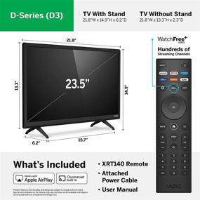 img 2 attached to VIZIO 24 Inch Smart TV, D-Series LED HDTV 📺 with Apple AirPlay, Chromecast Built-in, and 150+ Free Streaming Channels (D24h-G9)