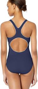 img 1 attached to 👙 Nike Women's Powerback One Piece Swimsuit - Solid Color