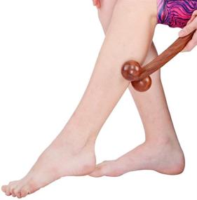 img 1 attached to 🌱 Enhance Your Well-being with HealthAndYoga(TM) Large Massage Roller