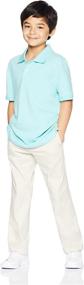 img 2 attached to Amazon Essentials Straight Front Uniform Boys' Clothing : Pants