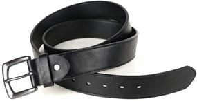 img 2 attached to 👔 Trendy ANYWALK Men's Tall Black Belts: Fashionable Addition to Men's Accessories