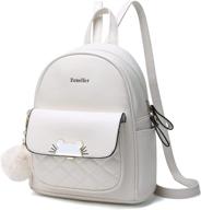 👜 stylish zeneller leather bookbag satchel: women's handbags & wallets for chic satchels logo