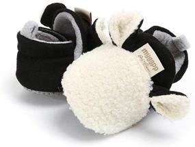 img 1 attached to CoKate Baby Soft Plush Slippers: Bear PAW Animal Boots for Boys and Girls - Winter House Shoes for Infant and Toddler