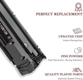 img 2 attached to 🖨️ Top-Quality Replacement Toner Cartridge Set for Canon 128: Toner Kingdom Compatible – 4-Pack, Black