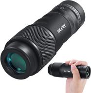 🔭 high power hd monocular telescope - adjustable zoom monocular 10-30x30 for adults and kids - lightweight compact monoculars scope for bird watching, hunting, and camping logo