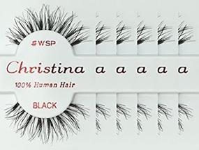 img 1 attached to 👁️ WSP Christina Eyelashes - Pack of 6