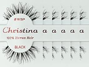 img 4 attached to 👁️ WSP Christina Eyelashes - Pack of 6