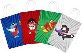 img 3 attached to 🎉 16 Pieces of Ryans World Party Bags Goodie Favor Bags for Ryans Birthday Party Supplies - Suitable for Kids and Adults for a Ryans Themed Party Supplies Favors