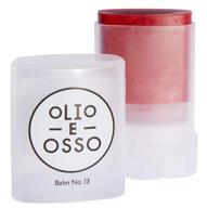 💄 olio e osso no. 13 мак на основе масла и меда: натуральный бальзам для губ и щек без вредных веществ, чистая красота. логотип