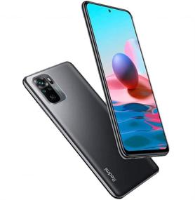 img 1 attached to Xiaomi Redmi Note 10 - 128GB/4GB RAM - GSM LTE Factory Unlocked Smartphone (Onyx Gray) - International Model: Specs, Features, and Reviews