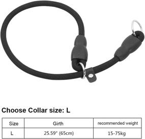 img 3 attached to Aohcae Leashes Training Collar Dogs（Black）